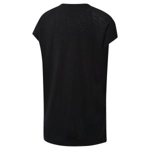 Reebok Burnout T Shirt Damen - Schwarz - DE 319-SQF